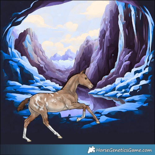 Horse Color:Red Dun Appaloosa Rabicano Brindle 