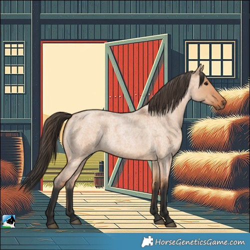 Horse Color:Bay Roan Dun 