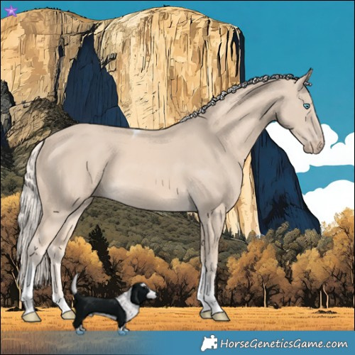 Horse Color:Cremello Tobiano