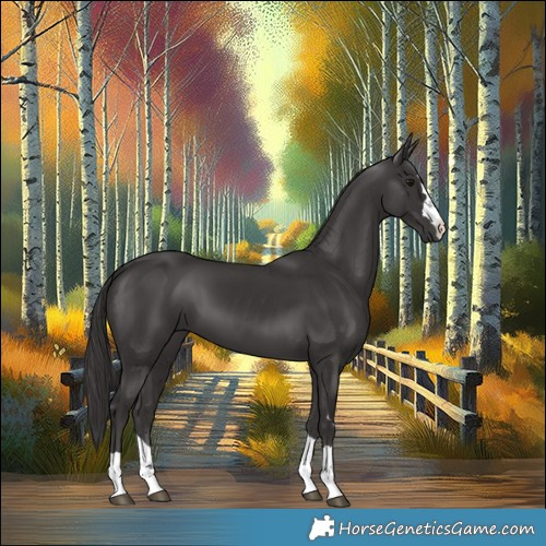 Horse Color:Smoky Black 