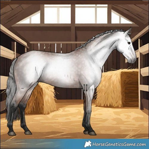 Horse Color:Gray Bay 
