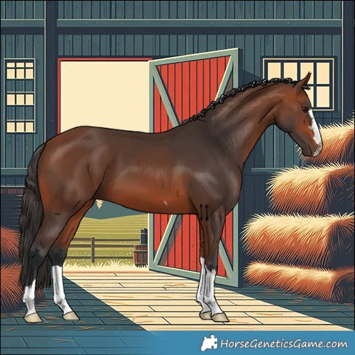 Horse Color:Bay 