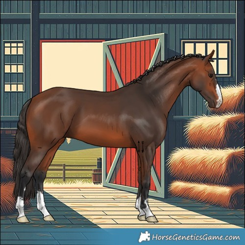 Horse Color:Bay 