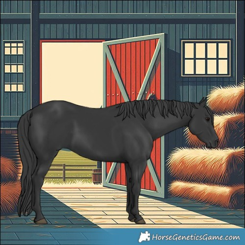 Horse Color:Black 