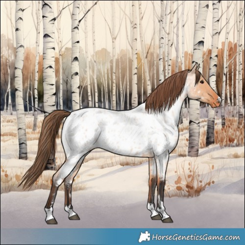 Horse Color:Bay Roan Dun Appaloosa 
