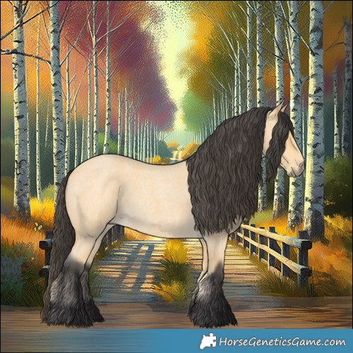 Horse Color:Buckskin Roan 