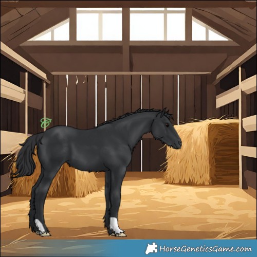 Horse Color:Black 