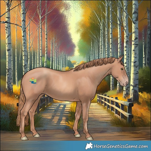 Horse Color:Gold Champagne 