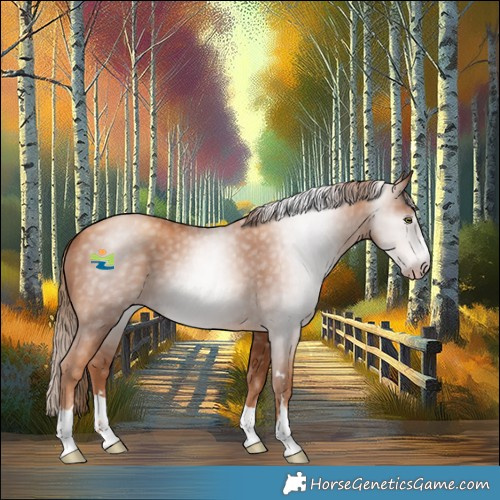 Horse Color:Gray Gold Champagne 