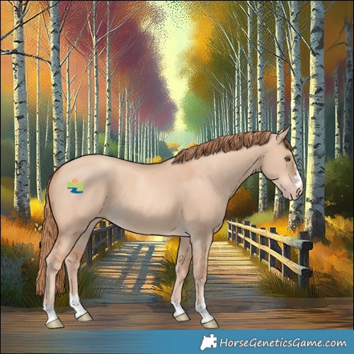 Horse Color:Gold Champagne Dun 