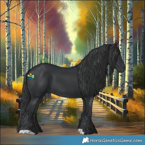 Horse Color:Black 