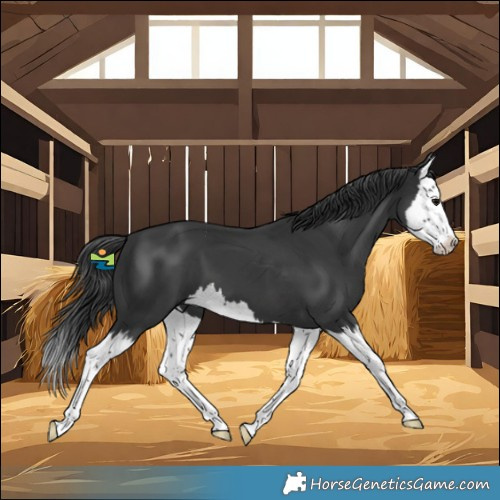 Horse Color:Black Splash 