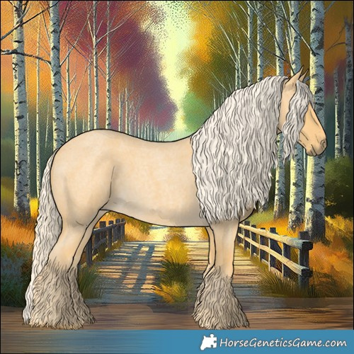 Horse Color:Palomino Roan 