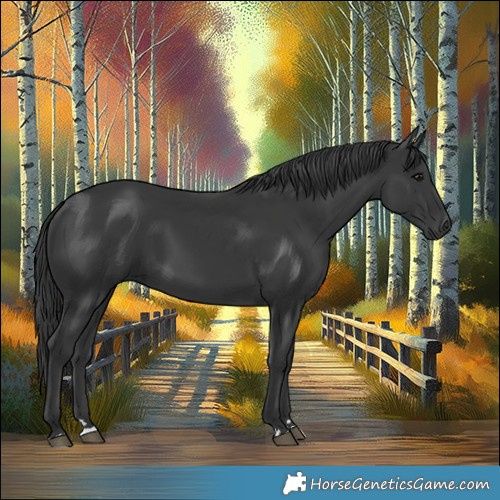 Horse Color:Black 