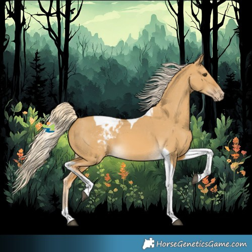 Horse Color:Palomino Dun Tobiano Appaloosa