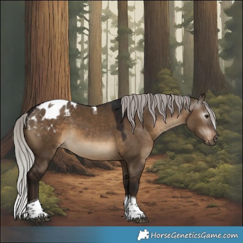 Horse Color:Gray Silver Brown Dun Tobiano Appaloosa 