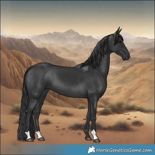 Horse Color:Black 