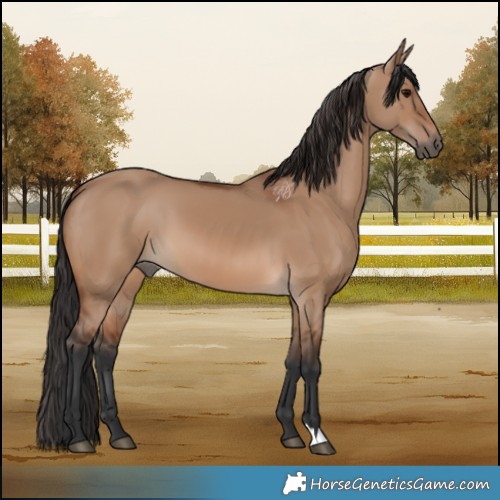 Horse Color:Brown Dun 