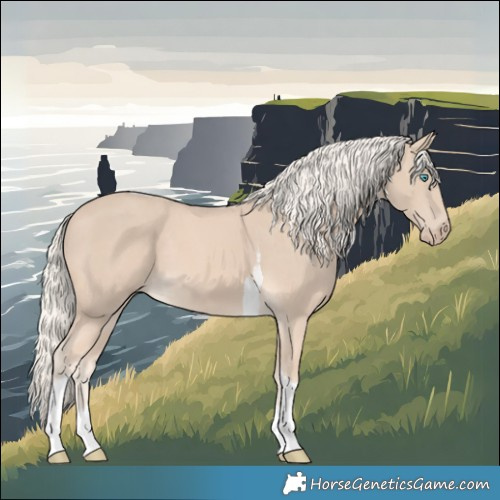 Horse Color:Cremello Tobiano 