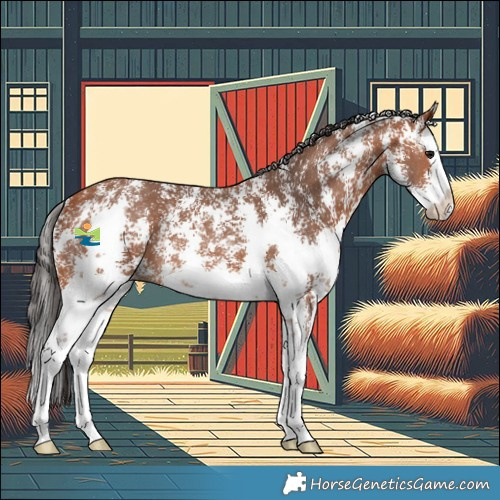 Horse Color:Bay Sabino Splash Rabicano 