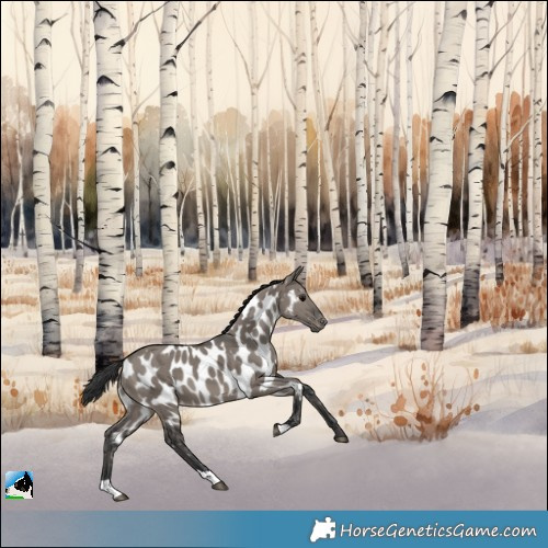 Horse Color:Grullo Appaloosa 
