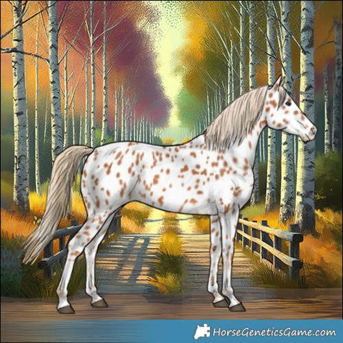 Horse Color:Chestnut Appaloosa 