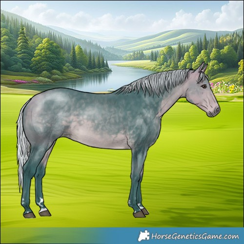 Horse Color:Watercolor Silver Buckskin 