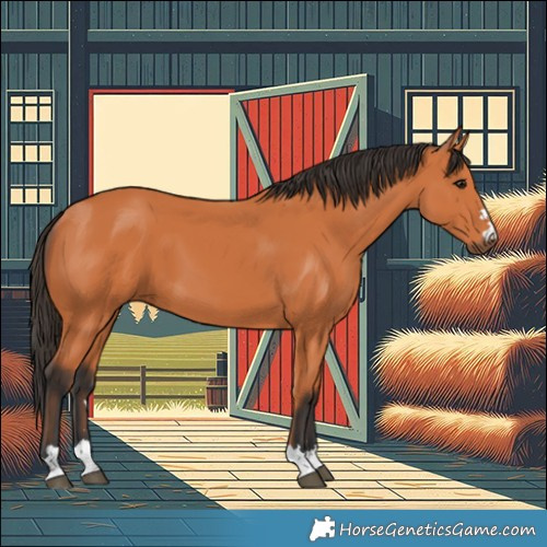 Horse Color:Bay 
