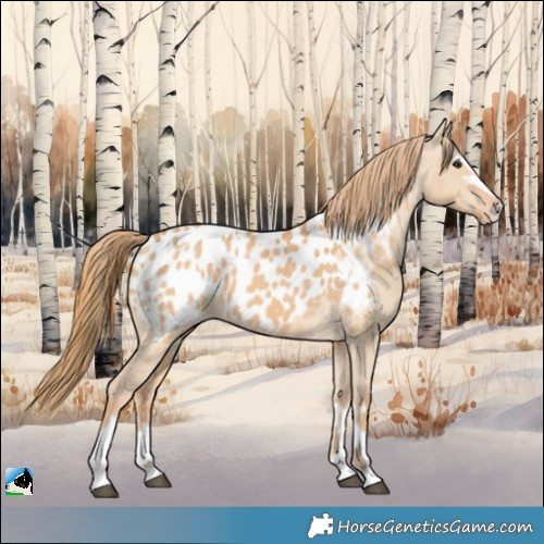 Horse Color:Red Dun Appaloosa  and Red Dun Appaloosa 
