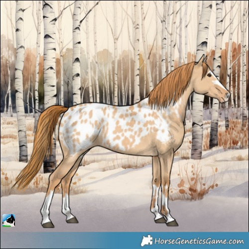 Horse Color:Red Dun Appaloosa  and Red Dun Appaloosa 