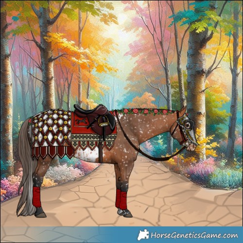 Horse Color:Bay Appaloosa  and Bay Frame Appaloosa 