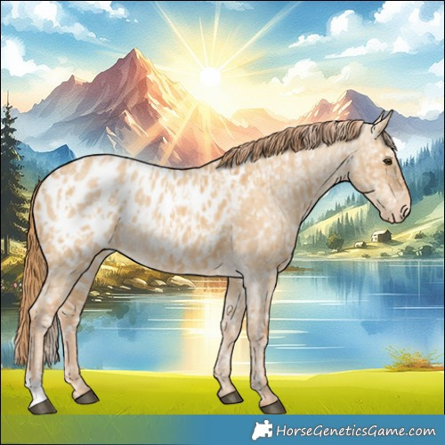 Horse Color:Red Dun Appaloosa and Red Dun Appaloosa Rabicano
