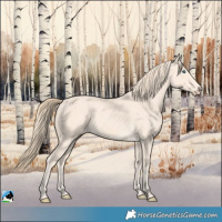 Horse Color:Perlino 