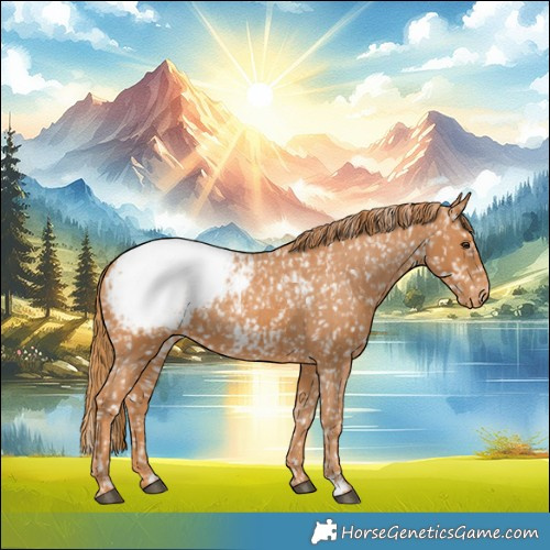 Horse Color:Chestnut Snowcap  and Chestnut Snowcap 