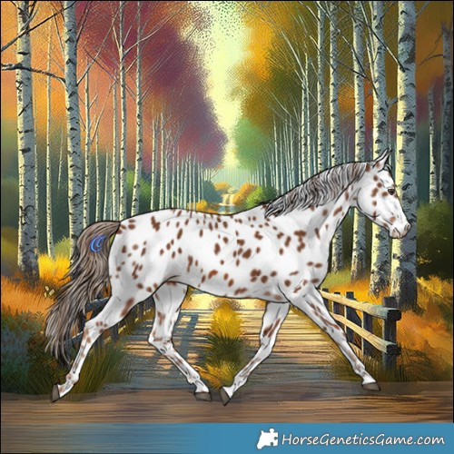 Horse Color:Chestnut Appaloosa 