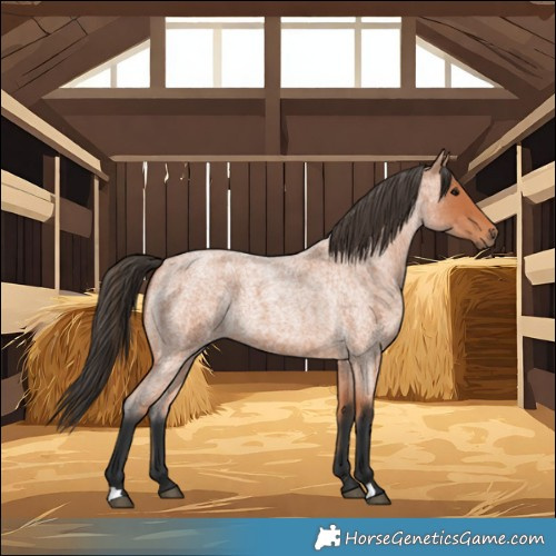 Horse Color:Bay Roan 