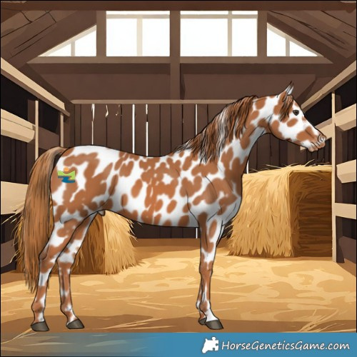 Horse Color:Chestnut Near Leopard 