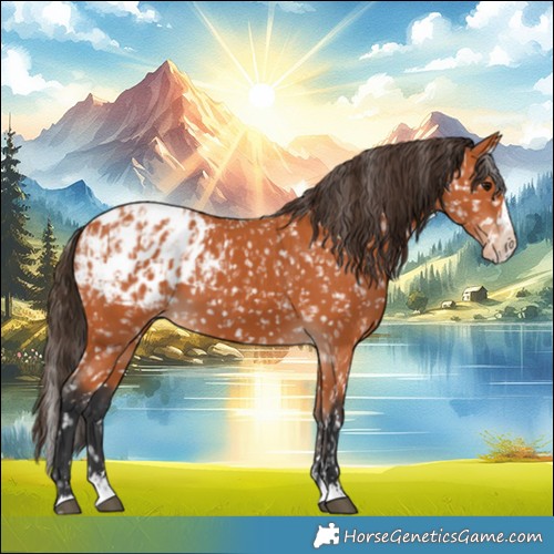 Horse Color:Bay Blanket  and Bay Splash Blanket 