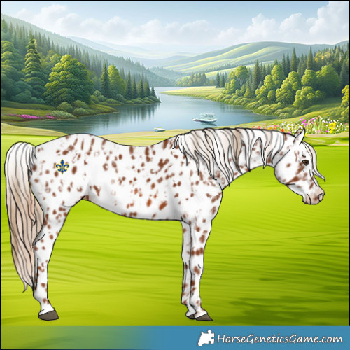 Horse Color:Chestnut Leopard  and Chestnut Leopard 