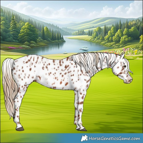 Horse Color:Chestnut Leopard and Chestnut Leopard
