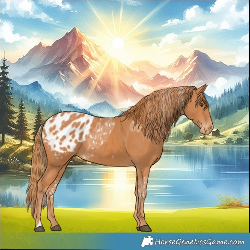 Horse Color:Chestnut Appaloosa  and Chestnut Appaloosa 