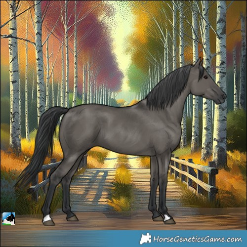 Horse Color:Grullo 
