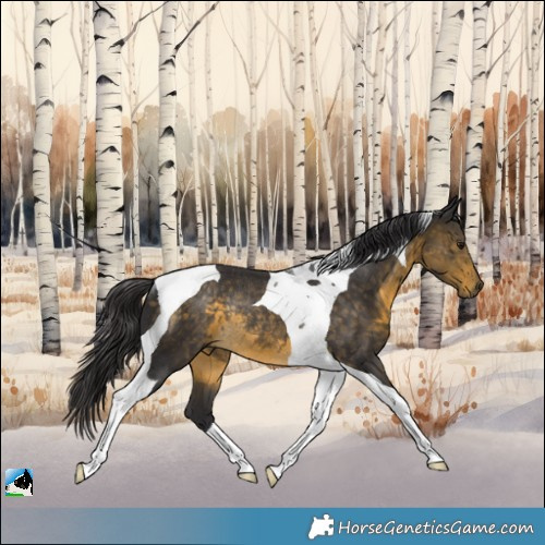 Horse Color:Buckskin Tobiano Rabicano 