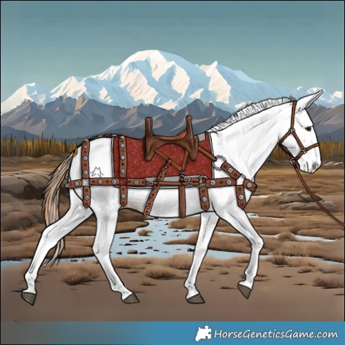 Horse Color:White Spotted Chestnut