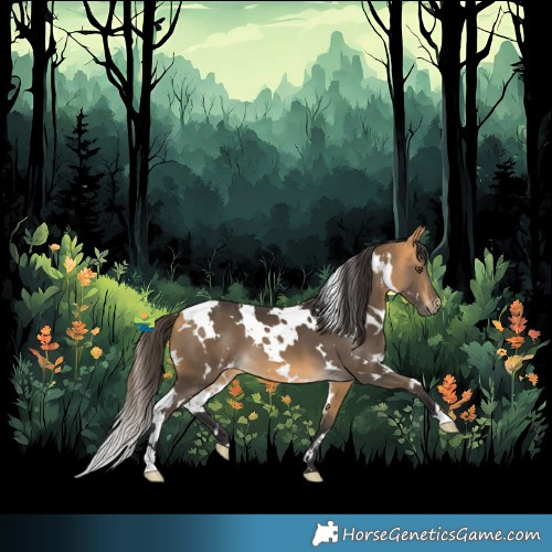 Horse Color:White Spotted Buckskin 