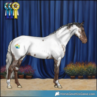 Horse Color:Liver Red Dun Mushroom Near Fewspot Brindle