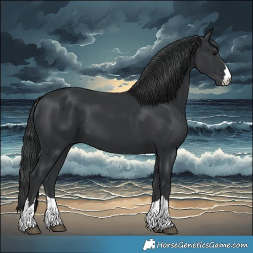 Horse Color:Black 