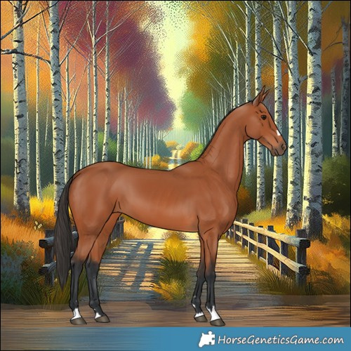 Horse Color:Bay 