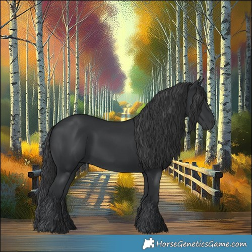 Horse Color:Black 