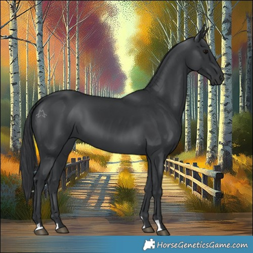 Horse Color:Black 